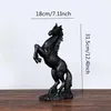 VILEAD-estatua de caballo de resina de 12 y 4 pulgadas, manualidades para el salón, adornos decorativos, caballo creativo para el hogar para una apertura exitosa, Lucky262h