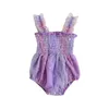 Rompertjes CitgeeSummer baby baby meisjes casual mouwloze bodysuit sterrenprint playsuit kleurrijke tule prinses kleding