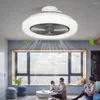 Low Noise Hanging Fan Modern App Control Home Bedroom Living Room 110V/220V Smart Led Ceiling With Light And Remote