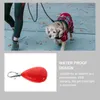 Dog Collars Tag Clip USB Rechargeable Collar Light Waterproof Luminous Flashing (red) Water-proof Lamp