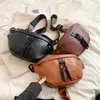 Bolsas de cintura 2024 Ladies Crossbody Cofre de cuero suave Fanny Pack Moda de alta calidad Cinturón de hombro Monedero Bolsa Casual