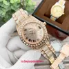 Roless Mens Watch Designer Relojes de alta calidad La nueva marca Full Diamond Steel Watch está de moda y elegante para mujeres con caja original DKP1