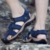 GAI MIXIDELAI Genuine Leather Shoes Summer Large Men's Men Fashion Sandals Slippers Big Size 38-47 240119 GAI