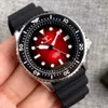 Altri orologi Tandorio Sunburst Red NH35A Orologio subacqueo meccanico Mens SKX Modello 3.8 Crown NH35 Movt 120 Click Ring 200M Orologio impermeabile J240131