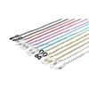 Eyeglass colourful Aluminum metal Chain Reading Glasses Cord accessories 240122