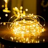 12m 120 LED -sträng Ljus Garland Street Fairy Lights Christmas Led Outdoor Decoration For Yard Garden Home Tree Wedding Decoration