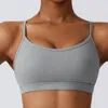 Tenue de yoga Athlétisme Course à pied Fitness Haut de sport Sexy Dos ouvert Sans couture Soutien-gorge à impact élevé Vêtements de sport pour femmes