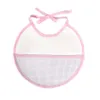 12pcsSet YB0011 Baby Waterproof Bib Spädbarn Saliv handdukar burpdukar Cross Stitch 240125