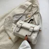 Spojrzenie jesień i zimowe jagnięciny Plush Mała torba dla Maszyn Messenger Torba Prosta jedno ramię kwadratowe torby krzyżowe