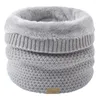 Écharpes en peluche chaud Snood cou hiver extérieur anneau de ski masque facial silencieux coupe-vent laine tricot écharpe épaissir Bandana