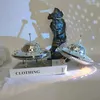 Decorative Figurines Disco Ball UFO Decoration Room Decor Aesthetic Halloween Maison Space World Boho