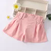 Shorts Baby Girls Kids Elastic Waist Short Pant Solid Color Summer Children's Korean Style Clothing Sports Loose Trousers