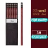 Hi-12pcs/Lot Wood Pencil Professional جودة عالية رسم أقلام الرسم لكل مربع المكتب المدرسي إمدادات 240118