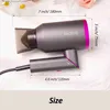 Hair Dryers ANGENIL Professional Salon Negative Ions Blow Dryer 1800W for Fast Drying Portable for Travel 3 Heating 2 Speed Cool Button Q240131