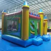 wholesale Trampolini in PVC personalizzati Letto gonfiabile per saltare con scivolo asciutto Mutil color Princess Castello gonfiabile per bambini con scivolo include Blower spedizione gratuita a casa tua