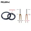 Rischio Cuffie per bici Mtb per tubo sterzo 3441418444975065556mm 1/18 Cuscinetto Peilin per bicicletta in alluminio costruito 240118