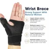 Wrist Support 1PC Wrist Hand Brace Support Compression Arthritis Gloves Carpal Tunnel Sprain Splint Pain Relief for Women Men Weight Lifting YQ240131