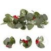 Portacandele Love Garland Holder Decorazioni di nozze per cerimonia Anelli di San Valentino Ghirlande Mini foglie Tea Light Inverno