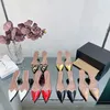 PVC Summer High Heel Shoes for Women Buckle Strap Patent Leather Patchwokr Slingback Sandalias de Las Mujer Party Wedding Shoes Bride Bride