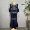 Vestidos de trabalho femininos vintage casual elegante temperamento tops saia define cintura alta festa de casamento dashiki vestidos moda roupas africanas