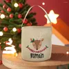 Juldekorationer Personlig ren presentväska Strumpa Filler Eve Sack för barn Xmas Toy Anpassad namn Leverans