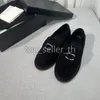 Designerskor Kvinnor Slide Platform Sandal Luxury Loafers Black Leather Loafer