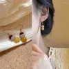 Boucles d'oreilles pendantes TIOWIOS 2024, perles de cristal colorées, crochets d'oreille, mode Vintage chinois pour femmes, personnalité Design sens