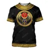 Homens Camisetas Verão Antigo Egito T-shirt Masculino Casual Faraó Egípcio Imprimir Roupas Ao Ar Livre Moda Streetwear Vintage TopsTees