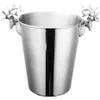 Ice Bucket Stainless Steel Wine Cooler Chiller Bottle Champagne Beer Cold Water Machine Bucke Buckets And Coolers2333