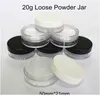 30pcs lot 20g Empty Loose Powder Jar With Sifter Puff 20ml Plastic Compact Makeup Case Tools Containers Pot Trave qylhAI307l