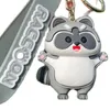 Keychains Adorable Animal Cartoon Little Raccoon Keychain Super Cute Panda Girl Backpack Decoration Women Key Chain Kids Gifts