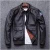 Yr.eastman Classic Horsehide Coat. Vintage US Air Force Genuine Leather Jacket.a2 폭격기 가죽 천 240125