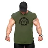 Regatas masculinas 2023 verão mais nova marca masculina curvada bainha algodão sem mangas camisa ginásio stringers colete musculação roupas fitness homem tanques tops YQ240131