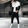 Survêtements pour hommes Hommes Survêtement Casual Joggers Sweat à capuche Vestes et pantalons 2 pièces Ensembles Hip Hop Running Sports Suit Vêtements