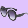 Übergroße Sonnenbrille rund Sonnenbrille große Sonnenbrille für Frauen Vintage Oversize Circle Sonnenbrille weibliche schwarze Männer Gradient6792596