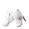 Boots Fury Womens Versatile High Heel Short Thick Barrel Snow Sparkling Rhinestone Shoes 230830