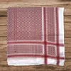 Lenços adultos homens árabes lenço de cabeça algodão shemagh deserto 125x12 5/140x140cm keffiyeh árabe traje acessórios