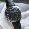 Reloj mecánico automático de cuerda automática para hombre, esfera dorada y plateada, diseño especial de segundos pequeños, reloj con correa de cuero clásico 296C