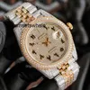 Designer Relógios 41mm de oyster de 41 mm de pós-mercado de otimização de assista aos homens 1603 DateJust Just Aço inoxidável Rose Gold Watch With Papers Store Dobing OysterClasp