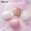 Jewelry Pouches Lovely Shell Shape Box Wedding Engagement Ring For Earrings Necklace Bracelet Charm Display Gift Holder