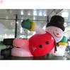 wholesale wholesale 6mL 20ft with blower Free Air Ship Outdoor Activities Christmas Giant Inflatable Snowman Cartoon for sale