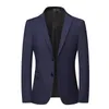 Boutique hommes mode affaires cultiver sa moralité loisirs couleur Pure gentlemans mariage présidé travail Blazer 240130