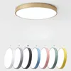 Plafonniers Ultra-minces Chambre LED Lumière Rose Luminaire Rond Pour Salon Étude Salle À Manger