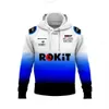 Mens Hoodies Sweatshirts 2023 Hot Fall F1 Formel 1 Zipper Hoodie of Alfa Romeo Team Men_s Outdoor Racing Extreme Sports Leis