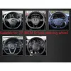 Steering Wheel Covers Microfiber Leather D Shape Car Cover For MG ZS HS 2024 GS 2024-2024 EHS Auto Accessories