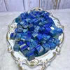 Figurki dekoracyjne naturalne kryształy lapis lazuli tumble Kostka Wysokiej jakości dekoracje domu polerowany prezent energii mineralnej