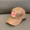Ball Caps Projektanci czapki baseballowej czapka kamuflaż wzór liter