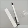 Ballpoint Pens Wholesale 2 In 1 Shrink Whraps Cartridge DIY Blanks Phone Holder 열전 전송 화이트 젤 펜 Dhybw