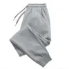 Men Women Long Pants Autumn and Winter Mens Casual Fleece Sweatpants Soft Sports Pants Jogging Pants S-4Xl 240123