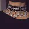 KMVEXO 2019 Fashion Crystal Rinestone Choker Velvet Statement Collier For Women Collares Chocker Jewelry Party Gift198C